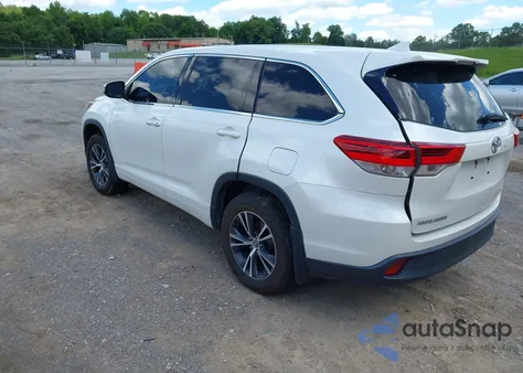 2017 Toyota Highlander Le/Le Plus from USA, damaged, VIN 5TDBZRFH6HS456819
